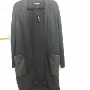 Black cardigan